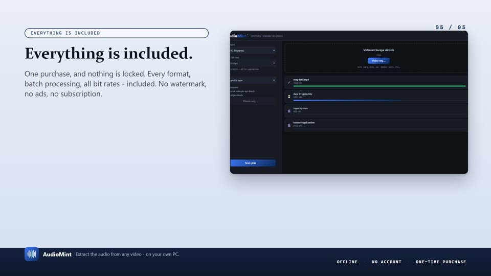 AudioMint screenshot